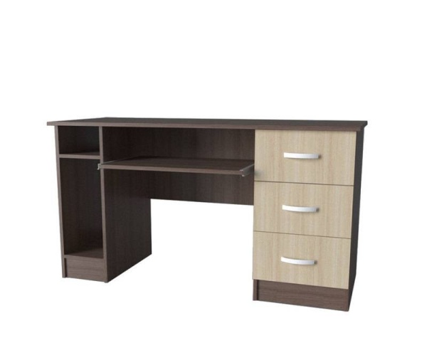 Письменно-Компьютерный Стол Стайл №4 (Ш-1384 x Г-570 x В-756 мм)/Разные Цвета