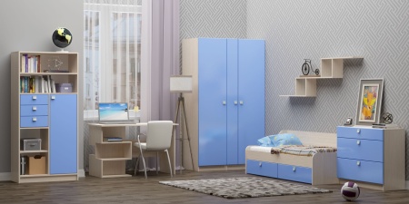 Детский Гарнитур Юнга-М МДФ/Разные Цвета