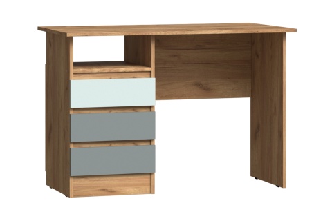 Стол письменный Челси Color мята / сумеречный голубой / дуб крафт