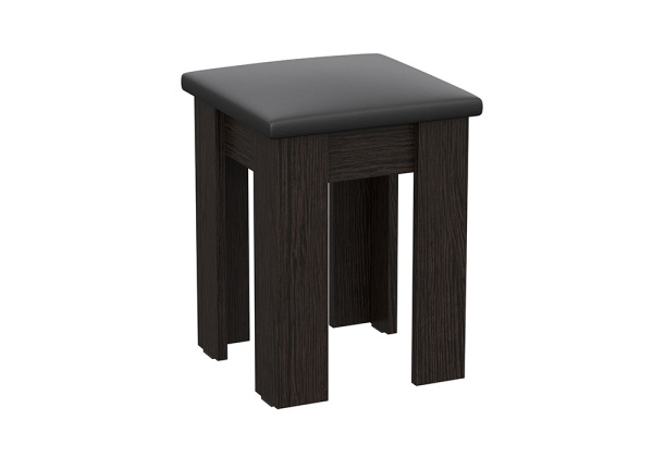 Табурет квадратный №1 дуб венге