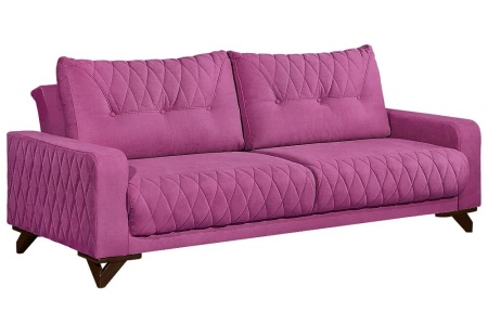 Диван Эстель №44/Разные Цвета Ш-2320 х Г-1100 х В-970 мм